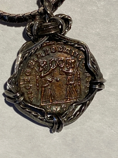 Ancient Angel Coin by Constantine