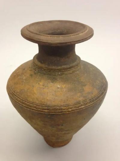 Ancient Classic Form Khmer Urn or Vase