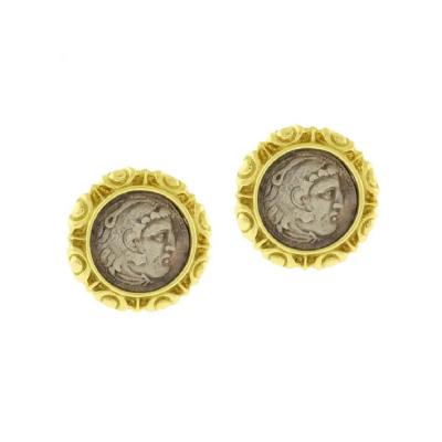 Ancient Coin Earrings