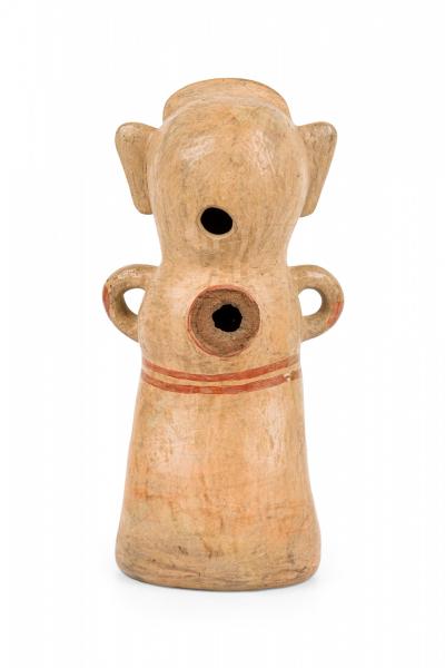 Ancient Costa Rican Guanacaste Nicoya Style Polychromed Terracotta Figural Scu