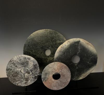 Ancient Jade Disc Bi Late Neolithic Period Liangzhu Culture 3200 2300 BCE