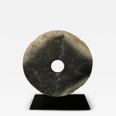 Ancient Jade Disc Bi Late Neolithic Period Liangzhu Culture 3200 2300 BCE