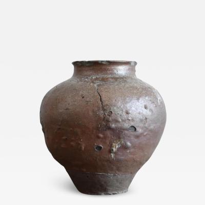 Ancient Japanese Tokoname Jar