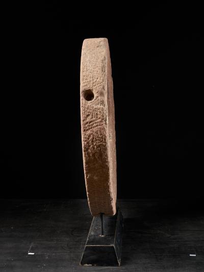 Ancient Red Stone Village Millstone probably from Ghana