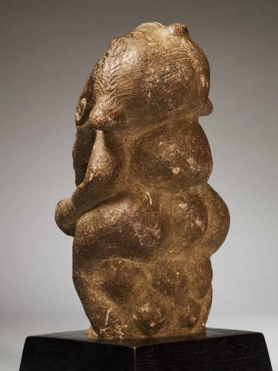 Ancient Stone Statue West Afrika possibly Sierra Leone