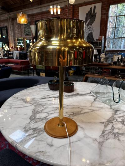 Anders Pehrson Anders Pehrson Early Bumling Table Lamp Brass Atelj Lyktan Sweden 1960s