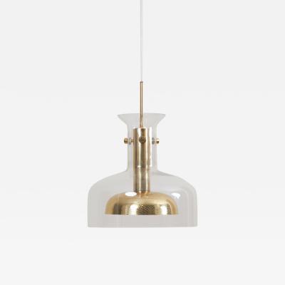 Anders Pehrson One of Six Crystal Pendant Lamp by Anders Pehrson for Atelje Lyktan