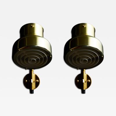 Anders Pehrson Pair of Directional Bumling Wall Sconces by Anders Pehrson for Atelj Lyktan