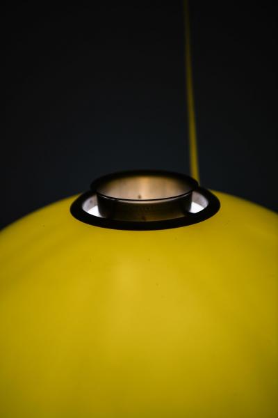 Anders Pehrson Rare Yellow Acrylic Ceiling Lamp by Anders Pehrson 1960s