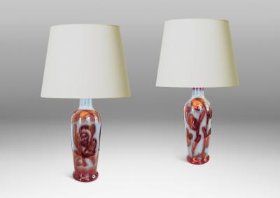 Andersson Johansson H gan s Duo of Table Lamps by Edgar B ckman for H gan s