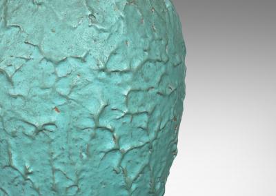 Andersson Johansson H gan s Monumental Textured Vase in Celadon Glaze by Ekeby