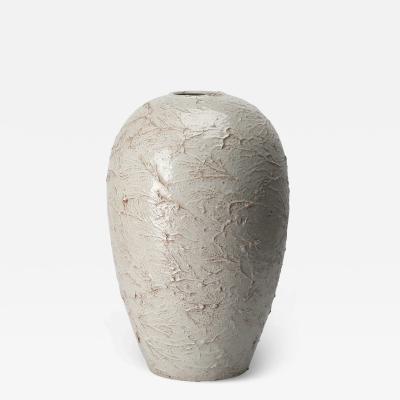 Andersson Johansson H gan s Monumetal Floor Vase with Texture by Hoganas