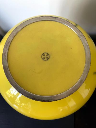 Ando Jubei Japanese Cloisonn Vase Ando Jubei with Storage Box