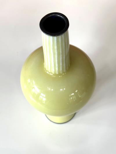 Ando Jubei Japanese Wireless Musen Cloisonne Vase by Ando Jubei