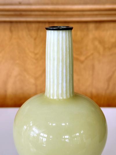 Ando Jubei Japanese Wireless Musen Cloisonne Vase by Ando Jubei