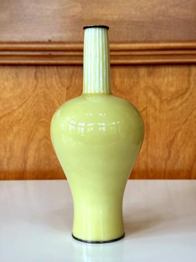 Ando Jubei Japanese Wireless Musen Cloisonne Vase by Ando Jubei