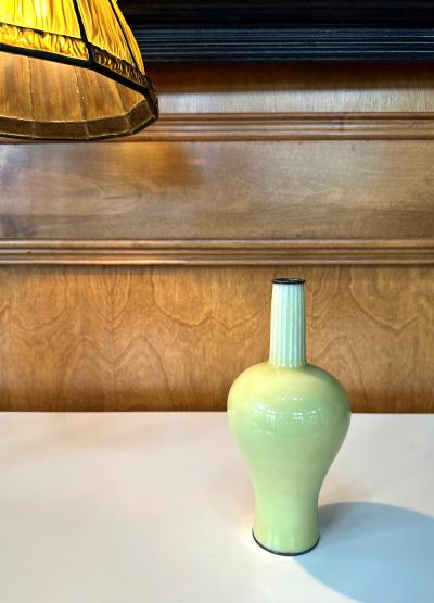 Ando Jubei Japanese Wireless Musen Cloisonne Vase by Ando Jubei