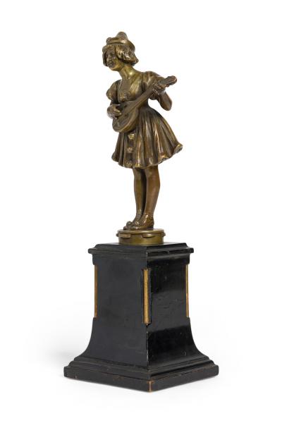Andor Ruff Attrib Bronze Figural Sculpture