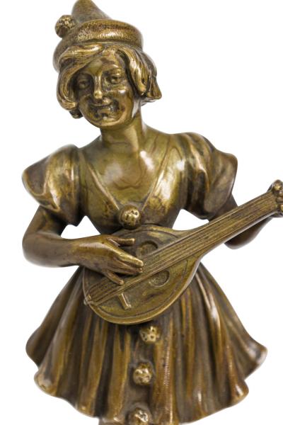 Andor Ruff Attrib Bronze Figural Sculpture