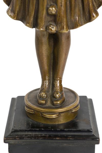 Andor Ruff Attrib Bronze Figural Sculpture