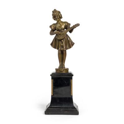Andor Ruff Attrib Bronze Figural Sculpture