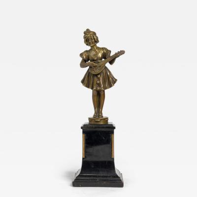 Andor Ruff Attrib Bronze Figural Sculpture