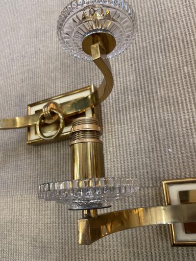 Andr Arbus 1940s French sconces in the style of Andr Arbus