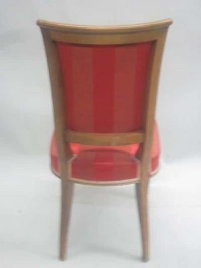 Andr Arbus 2 French Mid Century Modern Neoclassical Side Desk Chairs Attr to Andre Arbus