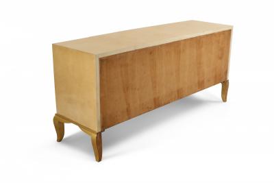 Andr Arbus Andr Arbus French Mid Century Parchment Veneer 9 Drawer Chest