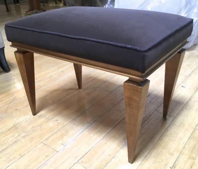 Andr Arbus Andr Arbus Sycamore Stool Newly Covered in Taupe Velvet