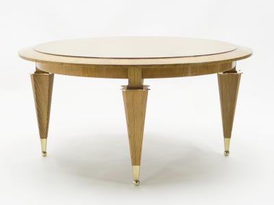 Andr Arbus Andr Arbus ash wood neoclassical coffee table 1940s