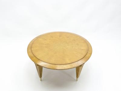 Andr Arbus Andr Arbus ash wood neoclassical coffee table 1940s