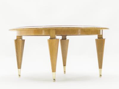 Andr Arbus Andr Arbus ash wood neoclassical coffee table 1940s