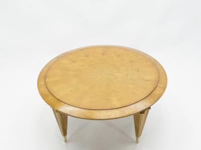 Andr Arbus Andr Arbus ash wood neoclassical coffee table 1940s