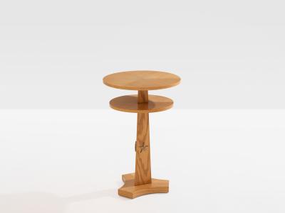 Andr Arbus Andr Arbus ashwood and brass side table circa 1940