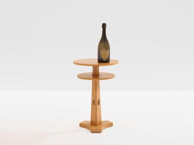 Andr Arbus Andr Arbus ashwood and brass side table circa 1940