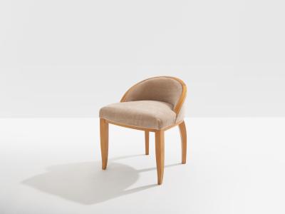 Andr Arbus Andr Arbus sycamore mohair velvet desk or vanity table chair 1934