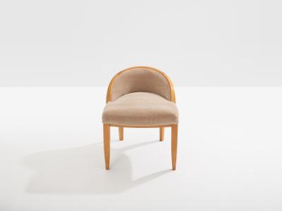 Andr Arbus Andr Arbus sycamore mohair velvet desk or vanity table chair 1934