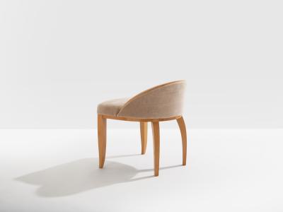 Andr Arbus Andr Arbus sycamore mohair velvet desk or vanity table chair 1934