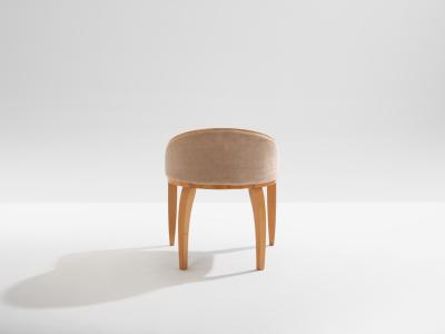 Andr Arbus Andr Arbus sycamore mohair velvet desk or vanity table chair 1934