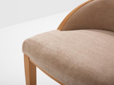 Andr Arbus Andr Arbus sycamore mohair velvet desk or vanity table chair 1934