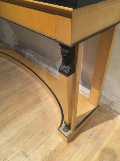 Andr Arbus Andre Arbus Long Neo Classic Sycamore Console with 4 Front Drawers