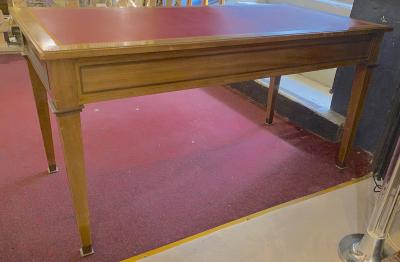 Andr Arbus Andre Arbus Neo classical entry table or console with bronze accent