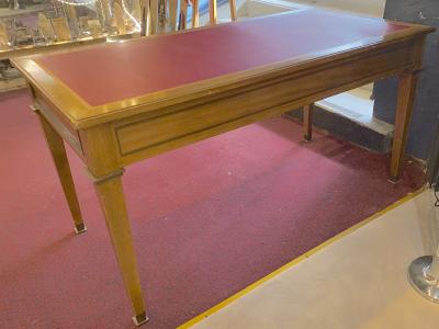 Andr Arbus Andre Arbus Neo classical entry table or console with bronze accent