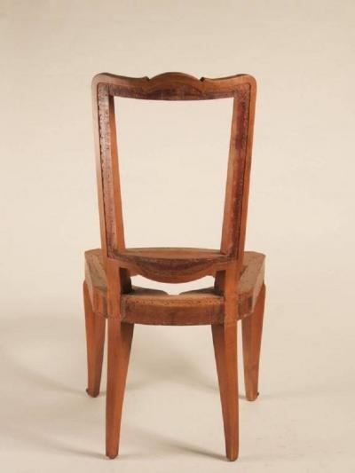 Andr Arbus Andre Arbus Set of Eight Dining Chairs in Cherry