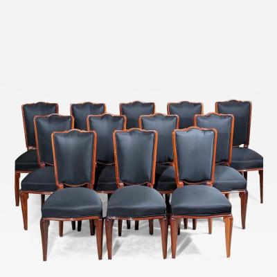 Andr Arbus Andre Arbus TWELVE dining chairs