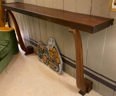 Andr Arbus Andre Arbus attributed long wood console