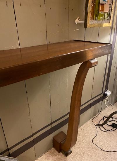 Andr Arbus Andre Arbus attributed long wood console