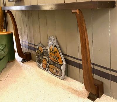 Andr Arbus Andre Arbus attributed long wood console