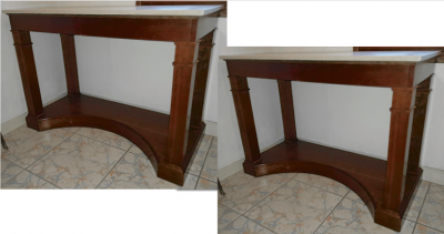 Andr Arbus Andre Arbus pair of mahogany Neo classic French 40s console